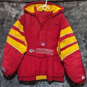 Vintage KC Chiefs Starter Puffer Jacket